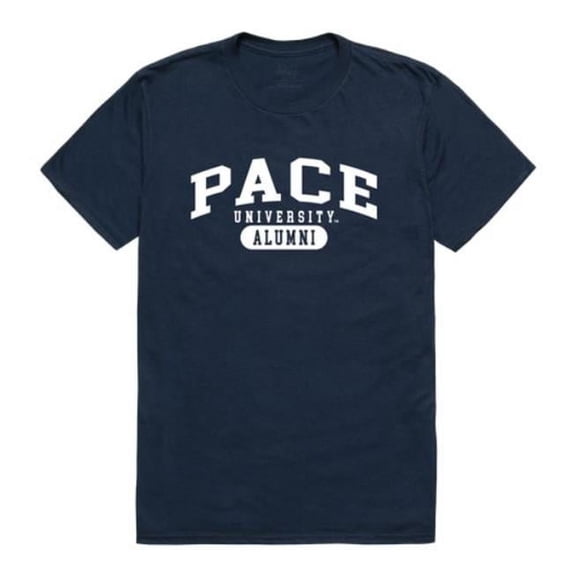 W Republic 559-725-NVY-02 Pace University Setters Alumni T-Shirt, Navy - Medium