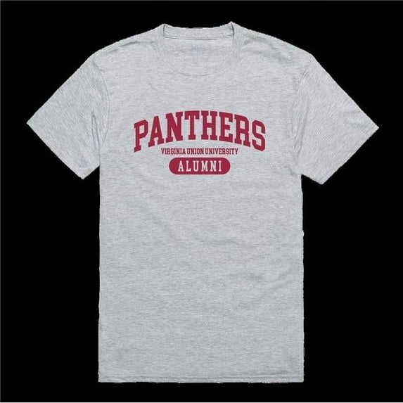 W Republic 559-729-HGY-02 Virginia Union University Panthers Alumni T-Shirt, Heather Grey - Medium