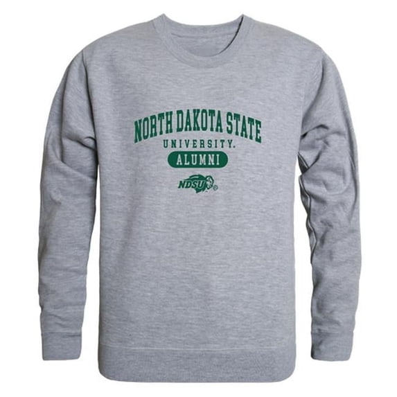 W Republic 560-140-HGY-02 Men North Dakota State Bison Alumni Fleece, Heather Grey - Medium