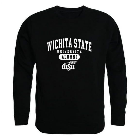 W Republic 560-158-BLK-01 Men Wichita State Shockers Alumni Fleece, Black - Small