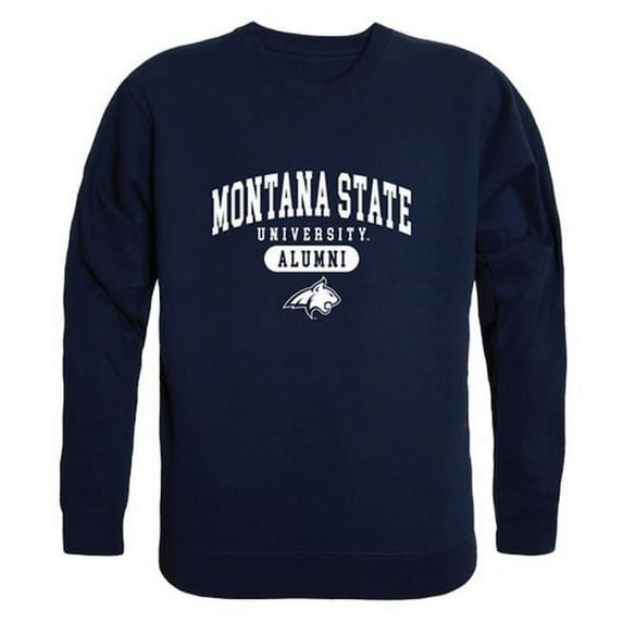 W Republic 560-192-NVY-01 Men Montana State Bobcats Alumni Fleece, Navy - Small