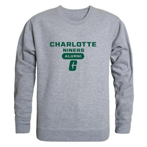 W Republic 560-194-HGY-01 Men North Carolina Charlotte 49Ers Alumni Fleece, Heather Grey - Small