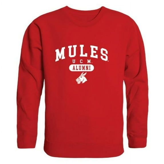 W Republic 560-209-RED-01 Men Central Missouri Mules Alumni Fleece, Red - Small