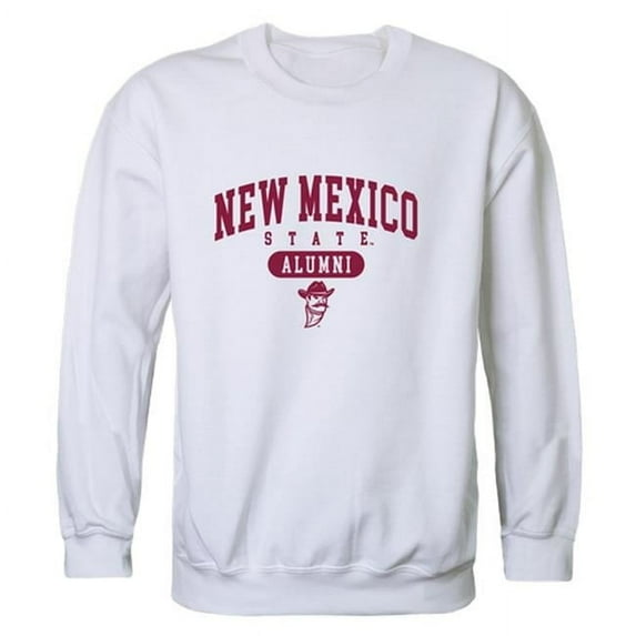 W Republic 560-225-WHT-01 Men New Mexico State Aggies Alumni Fleece, White - Small