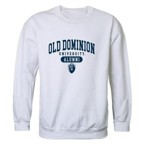 W Republic 560-228-WHT-05 Men Old Dominion Monarchs Alumni Fleece, White - 2XL