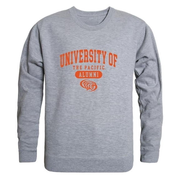 W Republic 560-248-HGY-02 Men Pacific University Boxers Alumni Fleece, Heather Grey - Medium