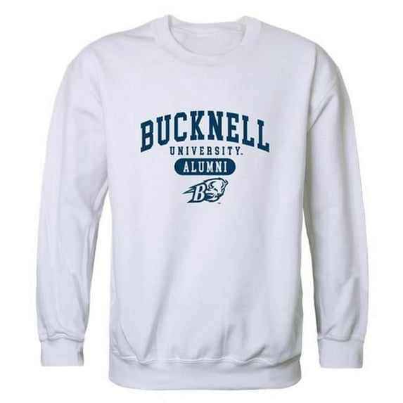 W Republic 560-273-WHT-04 Bucknell University Mens Alumni Fleece T-Shirt, White - Extra Large