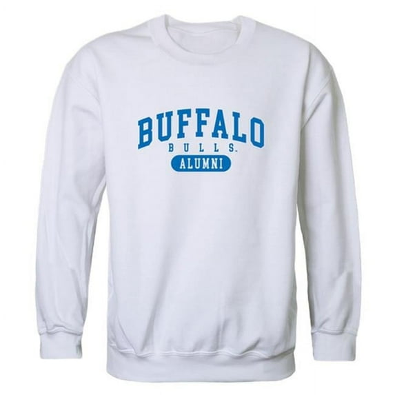 W Republic 560-274-WHT-05 University at Buffalo Mens Alumni Fleece T-Shirt, White - 2XL