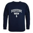 thumbnail image 1 of W Republic 560-293-NVY-01 Duquesne University Mens Alumni Fleece T-Shirt, Navy - Small, 1 of 1