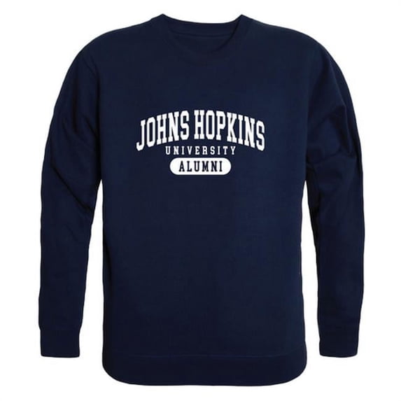 W Republic 560-319-NVY-04 Men Johns Hopkins University Alumni Fleece, Navy - Extra Large