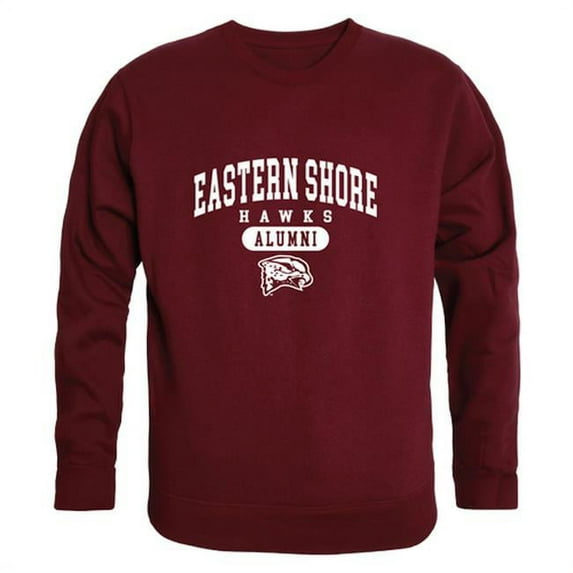 W Republic 560-337-MAR-01 Men Maryland Eastern Shore Hawks Alumni Fleece, Maroon - Small