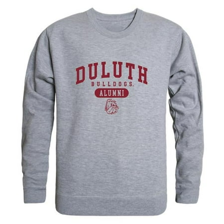 W Republic 560-344-HGY-01 Men Minnesota Duluth Bulldogs Alumni Fleece, Heather Grey - Small