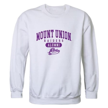 W Republic 560-348-WHT-01 Men Mount Union Raiders Alumni Fleece, White - Small