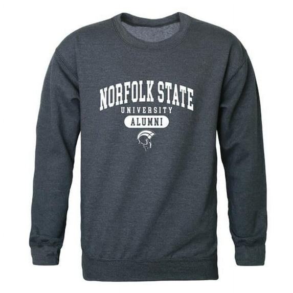 W Republic 560-350-HCH-03 Men Norfolk State Spartans Alumni Fleece, Heather Charcoal - Large