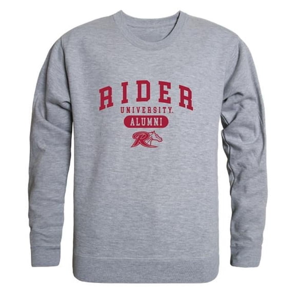 W Republic 560-368-HGY-03 Men Rider University Broncos Alumni Fleece, Heather Grey - Large