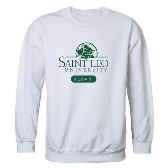 W Republic 560-374-WHT-03 Men Saint Leo University Fritz Alumni Fleece, White - Large