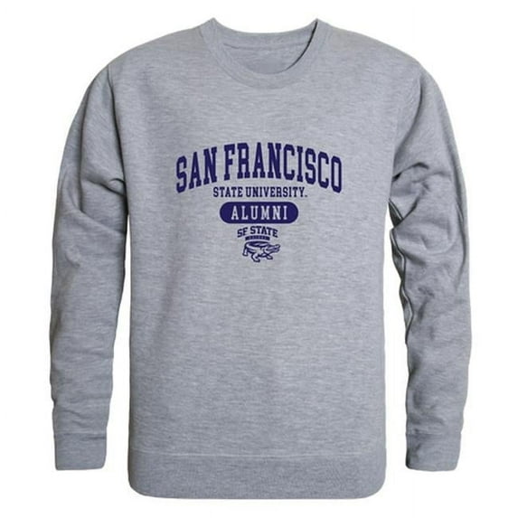 W Republic 560-376-HGY-01 Men San Francisco State Gators Alumni Fleece, Heather Grey - Small