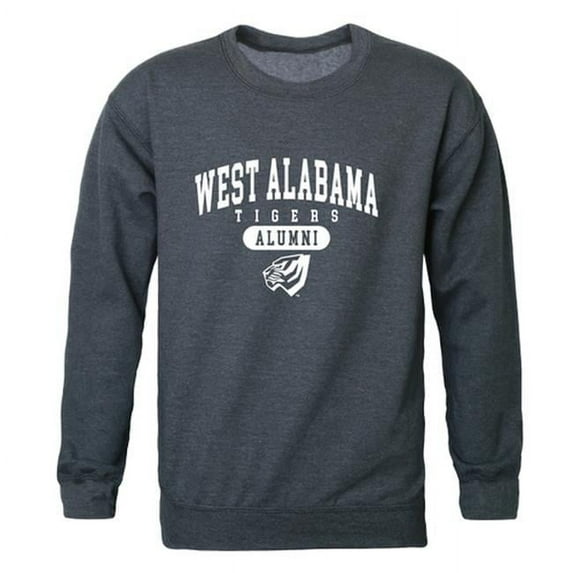 W Republic 560-401-HCH-05 Men West Alabama Tigers Alumni Fleece, Heather Charcoal - 2XL