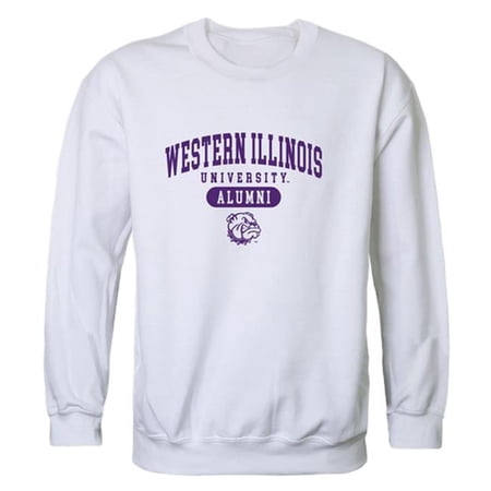 W Republic 560-405-WHT-04 Men Western Illinois Leathernecks Alumni Fleece, White - Extra Large
