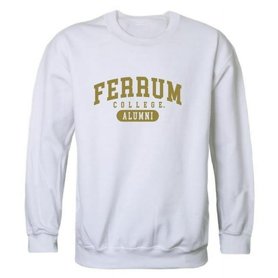 W Republic 560-452-WHT-04 Men Ferrum College Alumni Fleece, White - Extra Large
