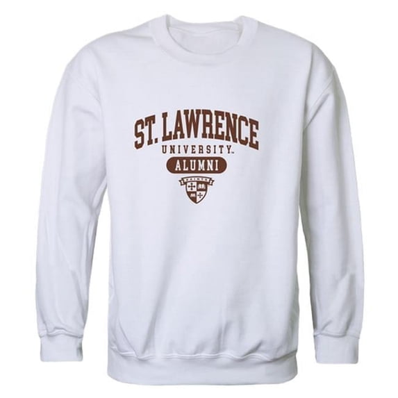 W Republic 560-460-WHT-04 Men St. Lawrence University Alumni Fleece, White - Extra Large