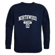 W Republic 560-562-NVY-02 Northwood University Timberwolves Alumni Fleece Sweatshirt, Navy - Medium