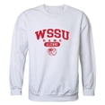 thumbnail image 1 of W Republic 560-607-WHT-04 Winston-Salem State University Rams Alumni Fleece Pullover Crewneck Sweatshirt, White - Extra Large, 1 of 1