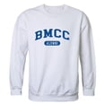thumbnail image 1 of W Republic 560-618-WHT-02 Brihan Maharashtra College of Commerce Panthers Alumni Fleece Pullover Crewneck Sweatshirt, White - Medium, 1 of 1