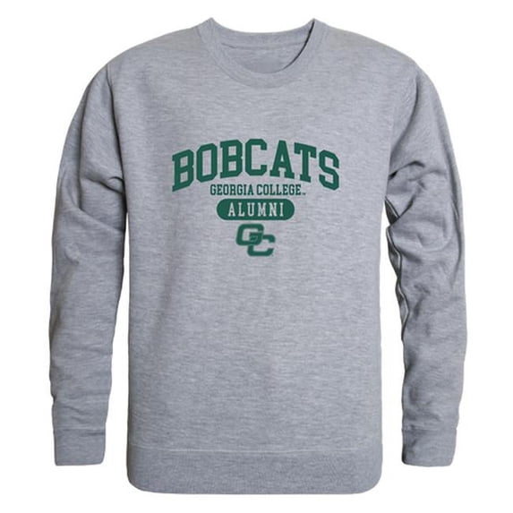 W Republic 560-646-HGY-01 Georgia College & State University Bobcats Alumni Fleece Sweatshirt, Heather Grey - Small