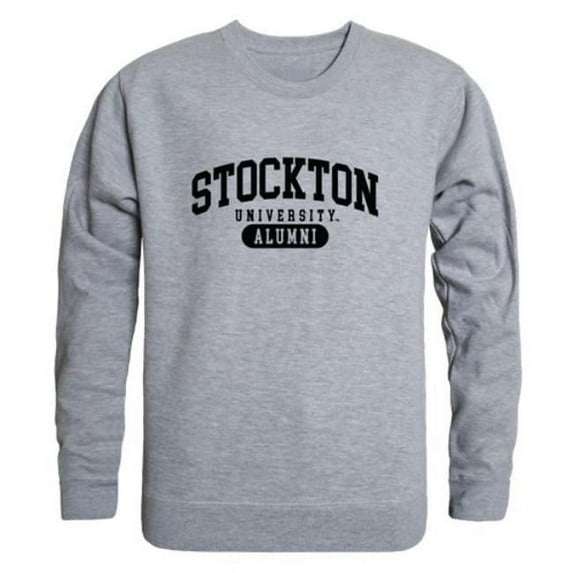 W Republic 560-711-HGY-05 University of North Florida Ospreys Alumni Fleece Pullover Crewneck Sweatshirt, Heather Grey - 2XL
