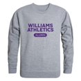 thumbnail image 1 of W Republic 560-727-HGY-01 Williams College The Purple Cows Alumni Fleece Pullover Crewneck Sweatshirt, Heather Grey - Small, 1 of 1