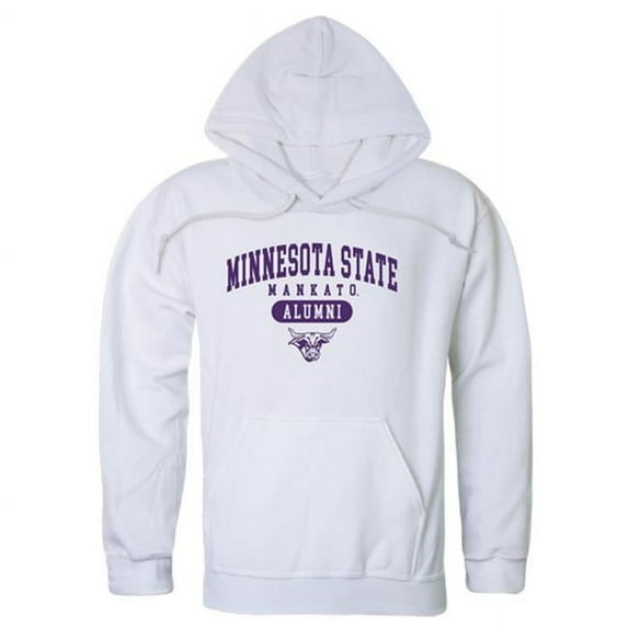W Republic 561-132-WHT-02 Men Minnesota State Mavericks Alumni Hoodie, White - Medium