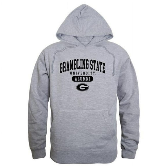 W Republic 561-170-HGY-03 Men Grambling State Tigers Alumni Hoodie, Heather Grey - Large