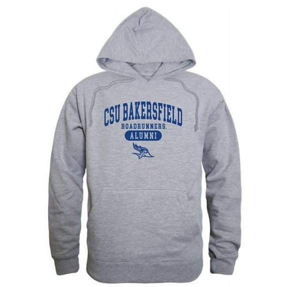 W Republic 561-203-HGY-04 Men Cal State Bakersfield Roadrunners Alumni Hoodie, Heather Grey - Extra Large