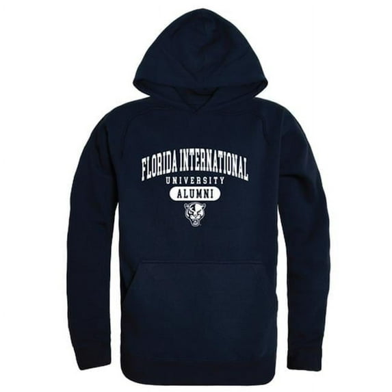 W Republic 561-219-NVY-02 Men Florida International Golden Panthers Alumni Hoodie, Navy - Medium