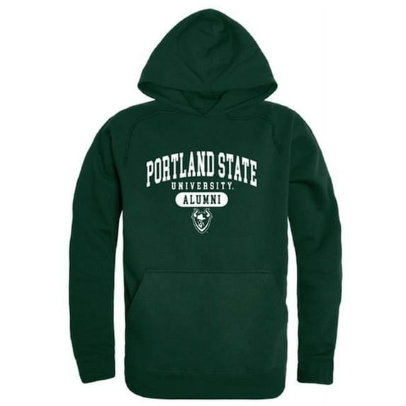 W Republic 561-229-FOR-01 Men Portland State Vikings Alumni Hoodie, Forest Green - Small