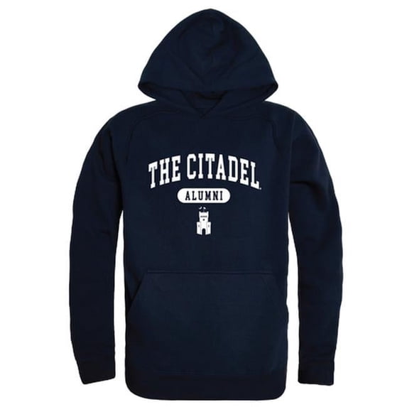 W Republic 561-239-NVY-04 Men The Citadel Alumni Hoodie, Navy - Extra Large