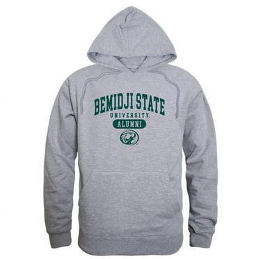 W Republic 561-266-HGY-02 Bemidji State University Mens Alumni Hoodie, Heather Gray - Medium
