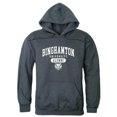 thumbnail image 1 of W Republic 561-267-HCH-03 Binghamton University Mens Alumni Hoodie, Heather Charcoal - Large, 1 of 1