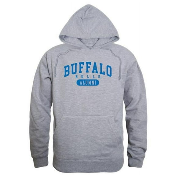 W Republic 561-274-HGY-02 University at Buffalo Mens Alumni Hoodie, Heather Gray - Medium