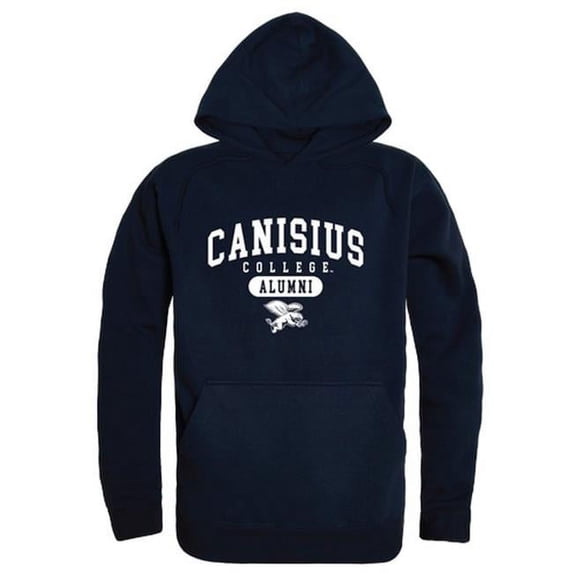 W Republic 561-277-NVY-05 Canisius College Mens Alumni Hoodie, Navy - 2XL