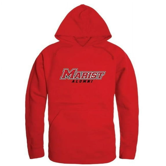 W Republic 561-335-RED-02 Men Marist Red Foxes Alumni Hoodie, Red - Medium