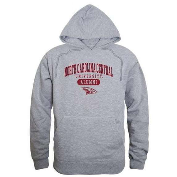 W Republic 561-353-HGY-05 Men North Carolina Central Eagles Alumni Hoodie, Heather Grey - 2XL