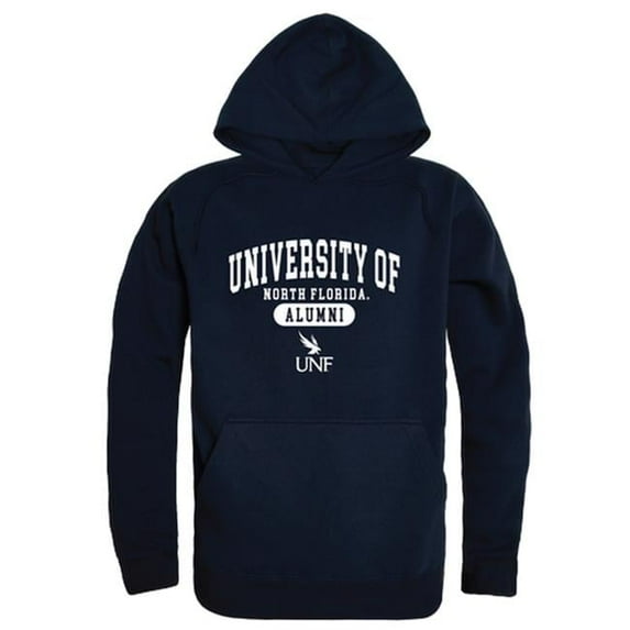 W Republic 561-354-NVY-04 Men North Florida Ospreys Alumni Hoodie, Navy - Extra Large