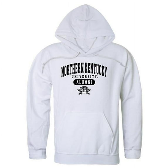 W Republic 561-356-WHT-03 Men Northern Kentucky Norse Alumni Hoodie, White - Large