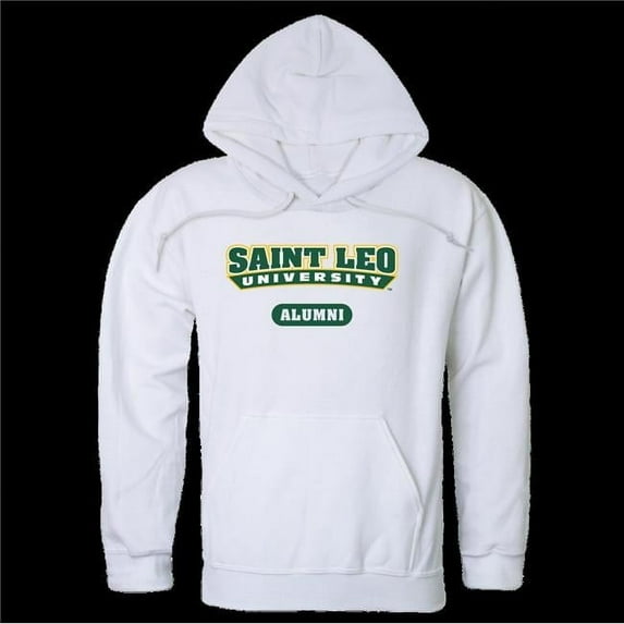 W Republic 561-374-WT2-04 Saint Leo University Alumni Hoodie, White - Extra Large