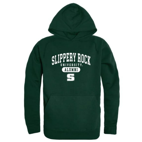 W Republic 561-381-FOR-01 Men Slippery Rock University of Pennsylvania Alumni Hoodie, Forest Green - Small
