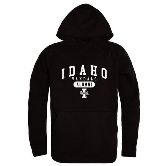W Republic 561-395-BLK-03 Men Idaho Vandals Alumni Hoodie, Black - Large