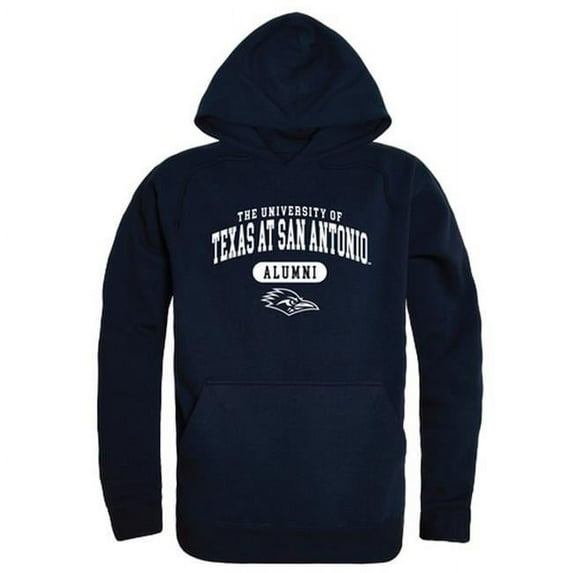 W Republic 561-435-NVY-03 Men Texas San Antonio Roadrunners Alumni Hoodie, Navy - Large