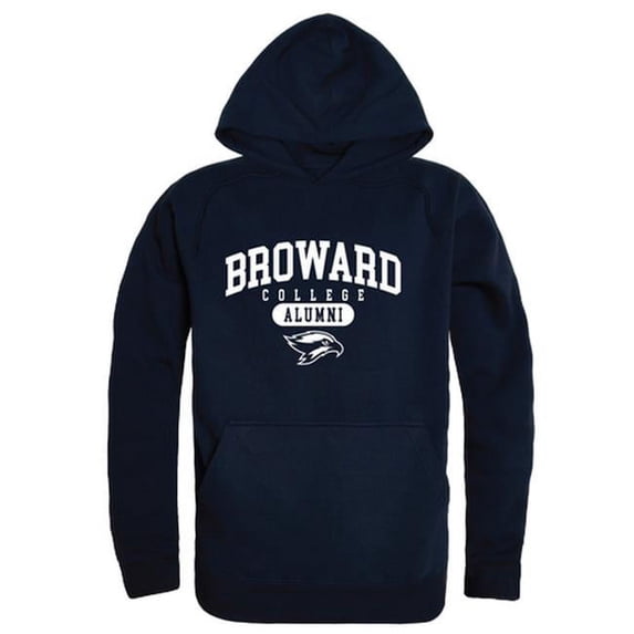 W Republic 561-504-NVY-01 Broward College Seahawks Alumni Hoodie, Navy - Small